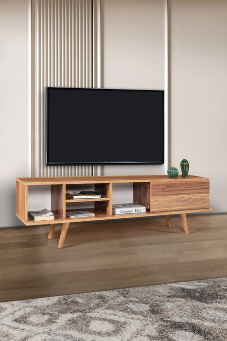 Hanah Home Ela 3632 Soporte para TV Nogal